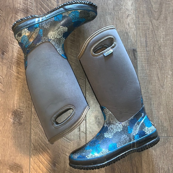 Bogs Shoes - BOGS CLASSIC ROSEY TALL WATERPROOF BOOTS sz.7